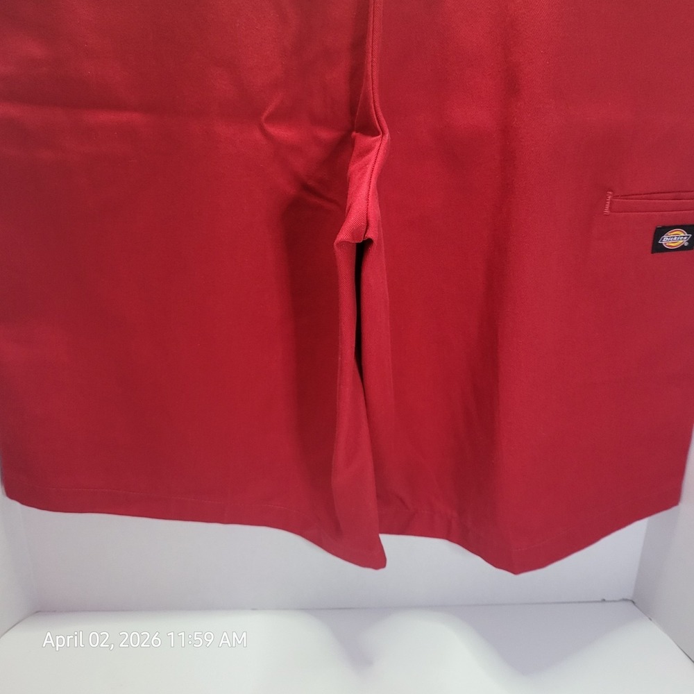 Vintage Dickies Shorts Mens 44 x 13" Inseam Red Long Baggy Chinos Skater Y2K 90s - Picture 10 of 12